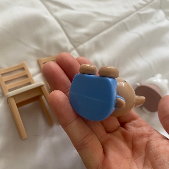 Set of 4 Miffy Figure Sitting chair Bench Rare Kawaii chiikawa sanrio disney - Picture 8 of 9